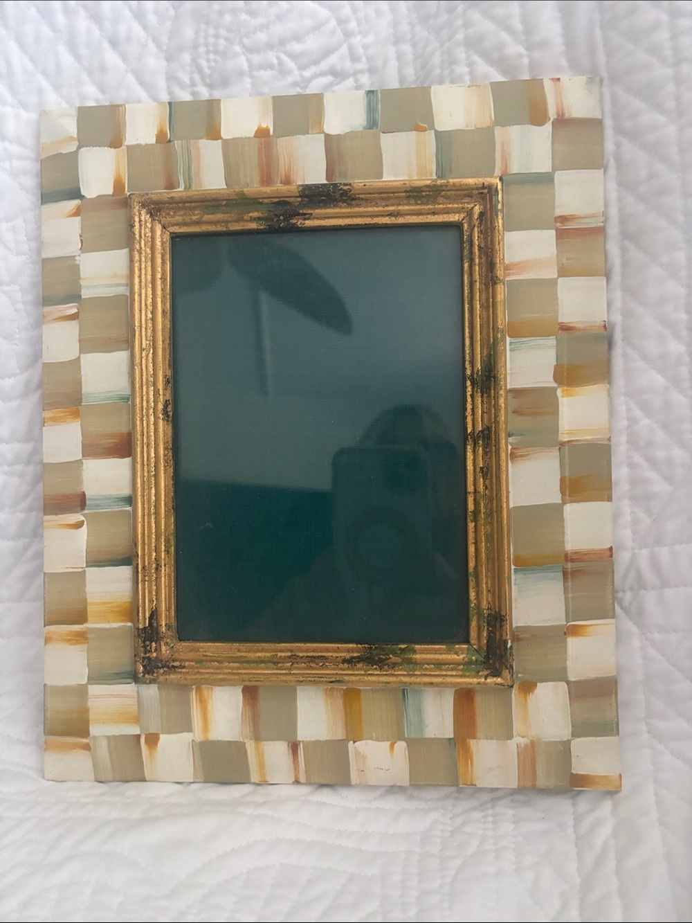 McKenzie Childs Parchment 9x11 decorative frame
Houses 5 x 7 picture beautiful